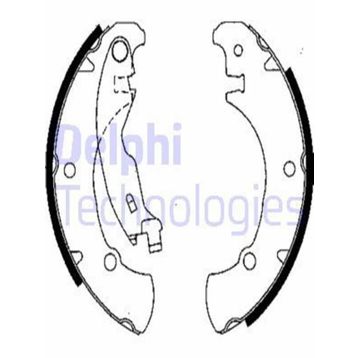 Delphi LS1840 Arka Fren Balatası