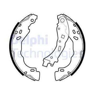 Delphi LS2065 Arka Fren Balatası