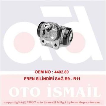 Delphi R9-R11 22 mm Sağ Fren Silindiri