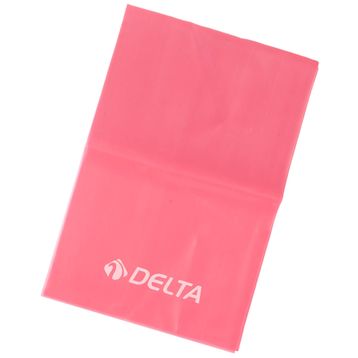 Delta 150x15 cm (Egzersiz Direnç Lastiği) Fuşya Orta Sert Pilates Bandı