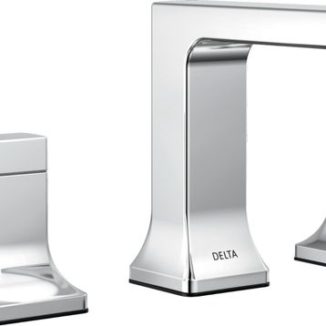 Delta 3537LF-MPU Krom Musluk Velum Yaygın Banyo Bataryası