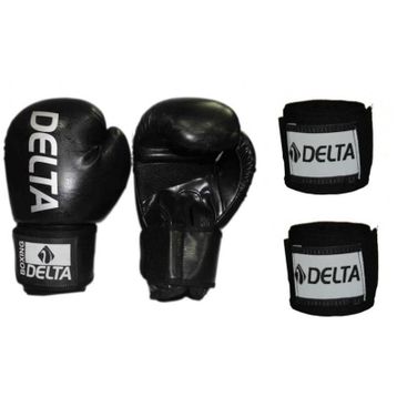 Delta Agre Deluxe Pu Siyah Boks Eldiveni