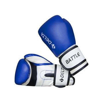 Delta Eldbattlemavi10 Battle Dura Strong Mavi Beyaz Boks Eldiveni
