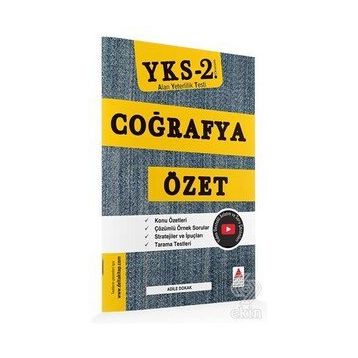 Delta Kültür Yayınevi AYT Coğrafya Özet YKS 2. Oturum