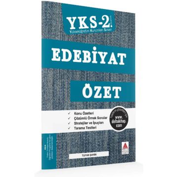 Delta Kültür Yayınevi AYT Edebiyat Özet YKS 2. Oturum
