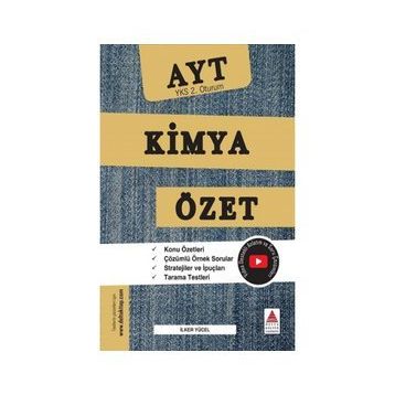 Delta Kültür Yayınevi AYT Kimya Özet YKS 2. Oturum