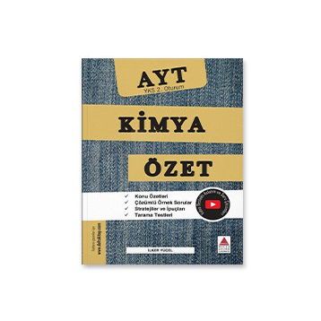 Delta Kültür Yayınevi AYT Kimya Özet YKS 2. Oturum