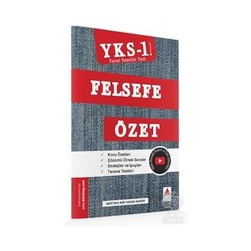 Delta Kültür Yayınevi TYT Felsefe Özet YKS 1. Oturum