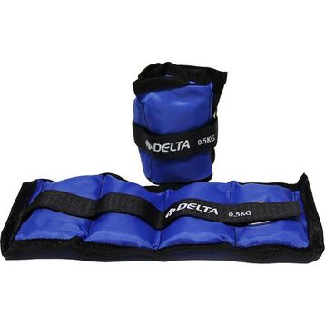 Delta Mavi 2x0.5 kg El Ayak Bilek Kas Güçlendirici Ağırlık Seti
