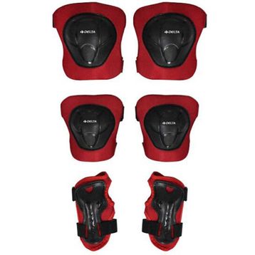 Delta MNT 68 Siyah Paten-Kaykay-Bisiklet Koruyucu Set