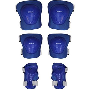 Delta MNT 68 Siyah Paten-Kaykay-Bisiklet Koruyucu Set