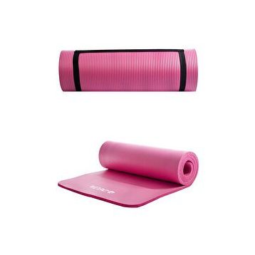 Delta Pembe Konfor Zemin 15 mm (Yoga Matı) Taşıma Askılı Pilates Minderi
