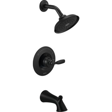 Delta T14432-BL Faucet Woodhurst 14 Serisi Mat Siyah Duş Bataryası