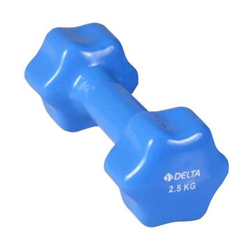 Delta Vinyl Kaplı 2.5 Kg - Mavi Deluxe Demir Dambıl