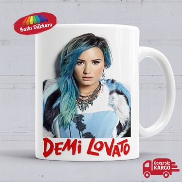 Demi Lovato Porselen Kupa Bardak