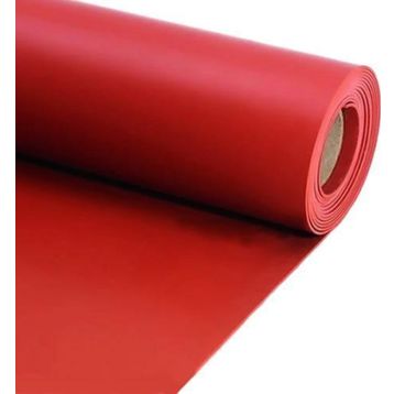 Demiriz 1x0.5 mt 4 mm Kırmızı Silikon Levha