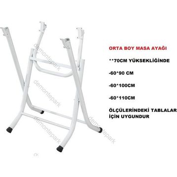 Demontepark Katlanır Orta Boy Masa Ayağı