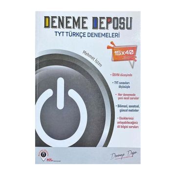 Deneme Deposu Yayınları Deneme Deposu TYT Türkçe Denemeleri