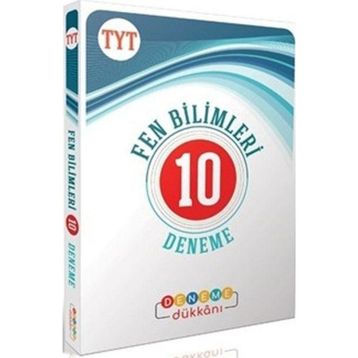 Deneme Dükkanı Yayınları YKS TYT Fen Bilimleri 10 Deneme