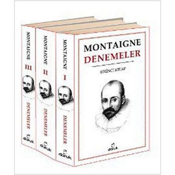DENEMELER 1 - 2 - 3 CILT - MICHEL DE MONTAIGNE