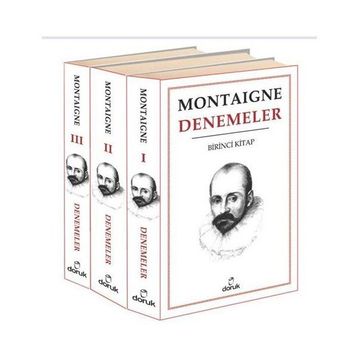 DENEMELER 1 - 2 - 3 CILT - MICHEL DE MONTAIGNE