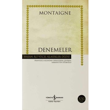 DENEMELER (CILTLI) - MICHEL DE MONTAIGNE