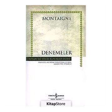DENEMELER (CILTLI) - MICHEL DE MONTAIGNE