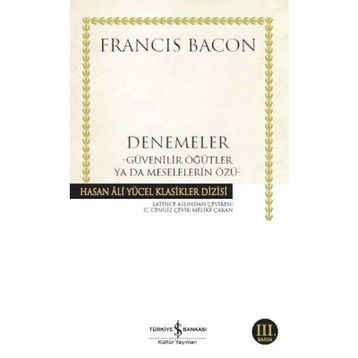 Denemeler - Francis Bacon