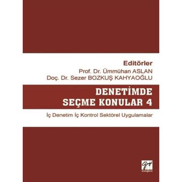Denetimde Seçme Konular 4 - Ümmühan Aslan Sezer Bozkuş Kahyaoğlu