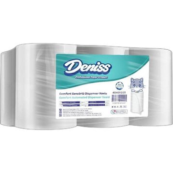 Deniss 6'lı 86 mt Standart Hareketli Havlu Kağıt