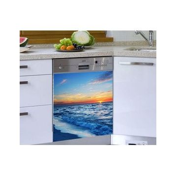 Deniz Dalgalar Bulaşık Makinesi Sticker