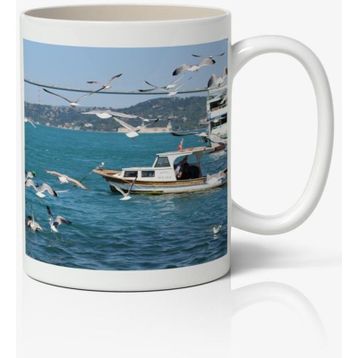 Deniz Manzara Baskılı Kupa