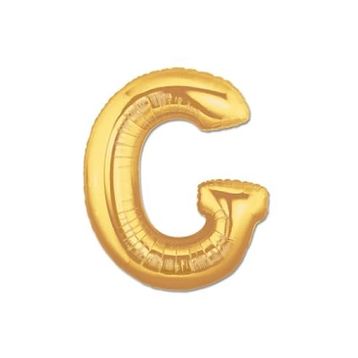 Deniz Party Store G Harfi 40 inç 100 cm Gold Folyo Balon