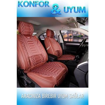 Deniz Tuning Bmw 3 Serisi 335 Lüx Deri 5'li Takım Royal Tarçın Oto Koltuk Kılıfı