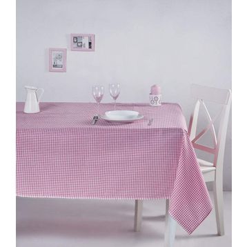 Denizli Concept 170X170 Pembe Pötikareli Masa Örtüsü