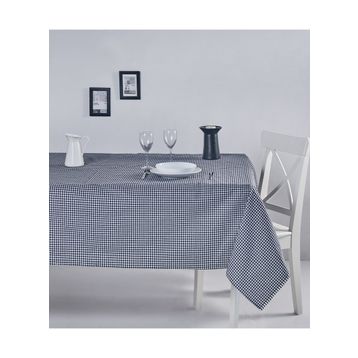 Denizli Concept 170X220 Siyah Pötikareli Masa Örtüsü