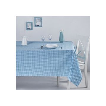 Denizli Concept 170X220 Turkuaz Pötikareli Masa Örtüsü