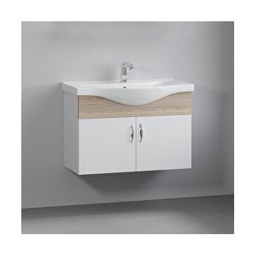 Denko Akyazı 80 cm Mdf Alize Banyo Dolabı Takımı