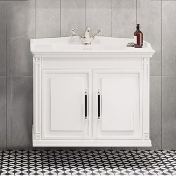 Denko Albatros 80 cm Beyaz Banyo Dolabı
