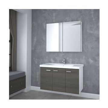 Denko Banyo Terra Açık Meşe 100 cm Banyo Dolabı