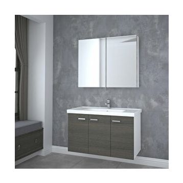 Denko Banyo Terra Açık Meşe 100 cm Banyo Dolabı