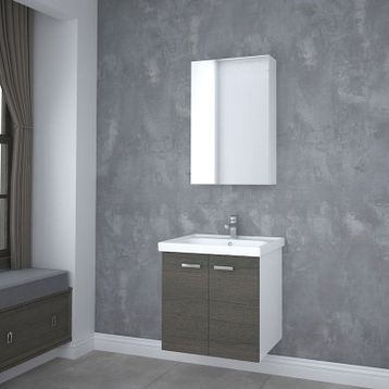 Denko Banyo Terra Açık Meşe 65 cm Banyo Dolabı