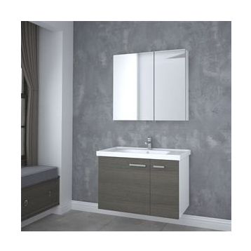 Denko Banyo Terra Açık Meşe 90 cm Banyo Dolabı