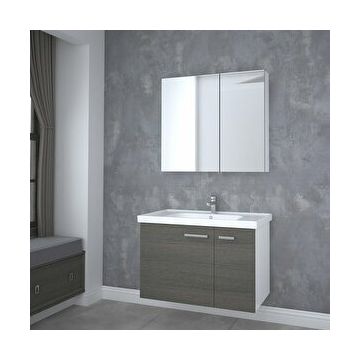 Denko Banyo Terra Açık Meşe 90 cm Banyo Dolabı