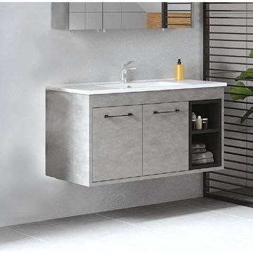 Denko Latte 100 cm Boy Dolap ve Banyo Dolabı