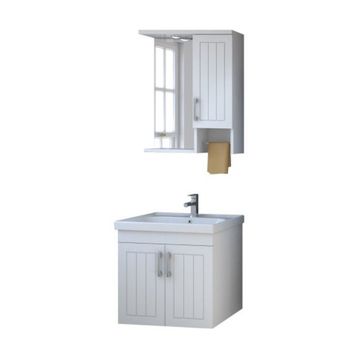 Denko Lotus 60 cm Beyaz Banyo Dolabı