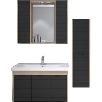 Denko Mostar 90 cm Banyo Dolabı Takımı