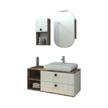 Denko Oscar 95 cm Banyo Dolabı