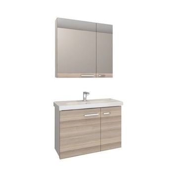 Denko Terra Beyaz Alize 80 cm Banyo Dolabı