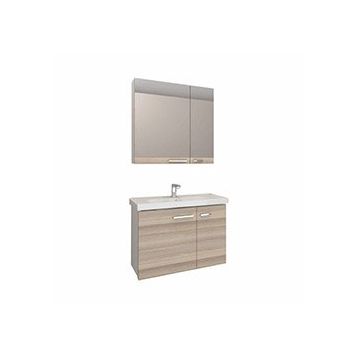 Denko Terra Beyaz Alize 80 cm Banyo Dolabı